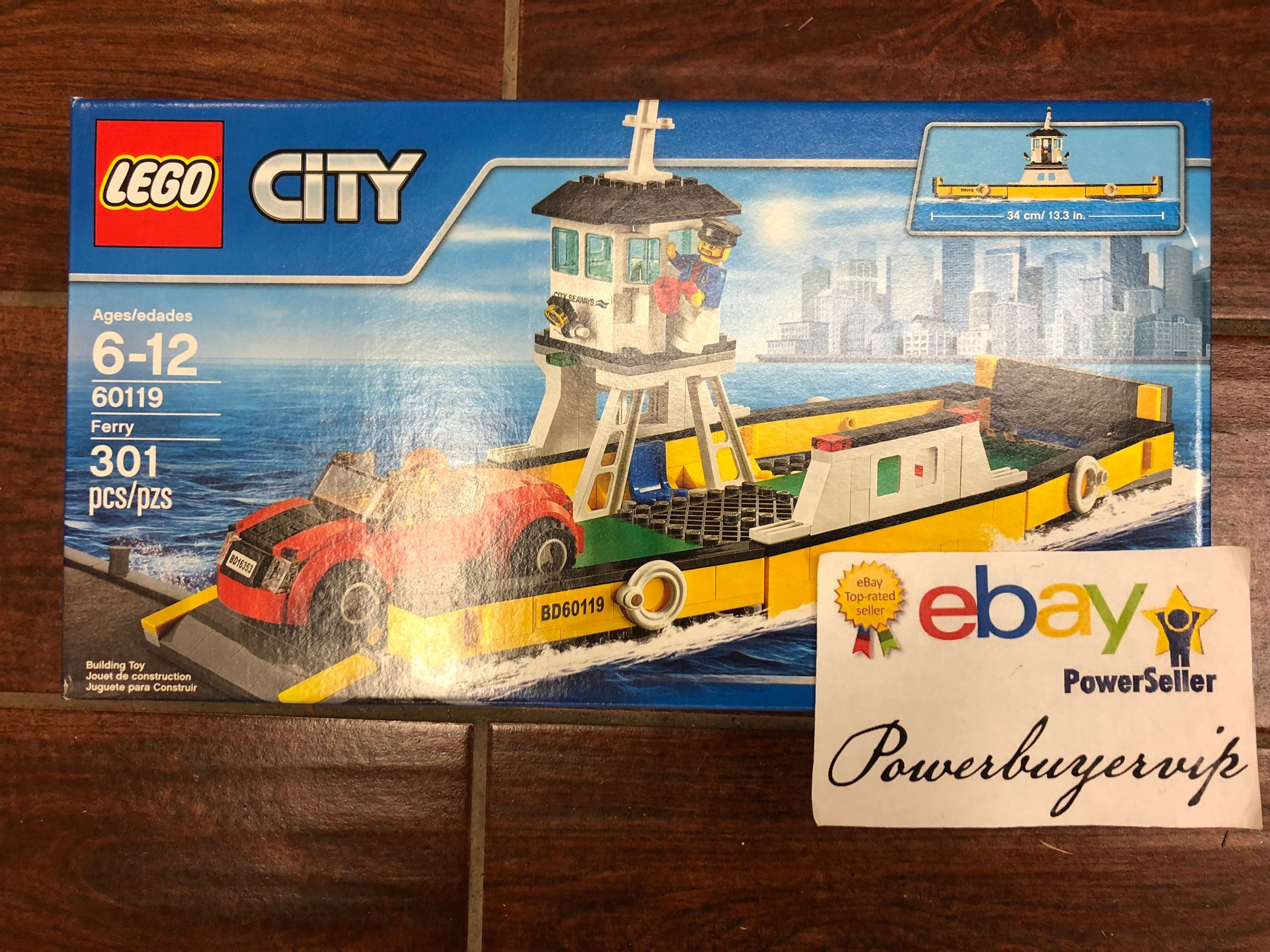 NEW LEGO City Great Vehicles Ferry 60119 Building Toy - Click Image to Close